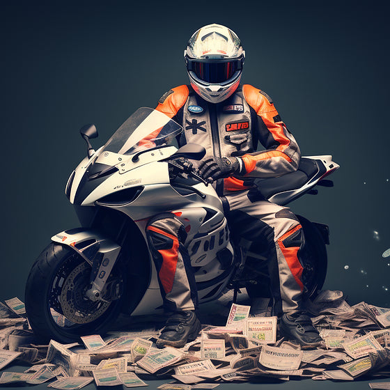 The cost of motorbike racing