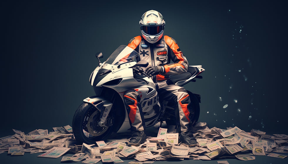 The cost of motorbike racing