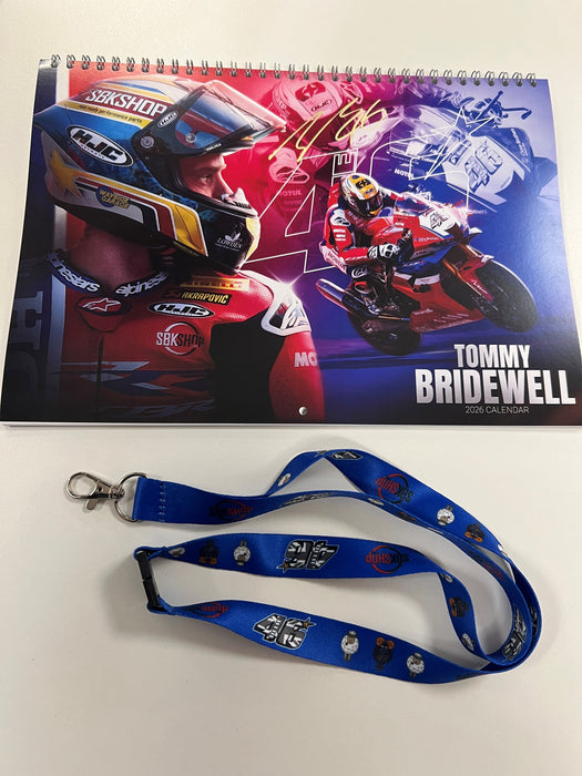 2026 Tommy Bridewell Calendar & Lanyard Bundle