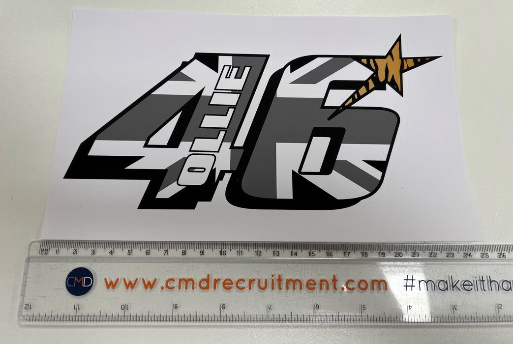TB46 Sticker (Inside Glass)