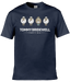 Tommy Bridewell TB46 Sheeps 46 t-shirt — navy blue with cartoon sheep design