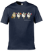 Tommy Bridewell TB46 Sheeps On Tour t-shirt — navy blue with cartoon sheep and flags